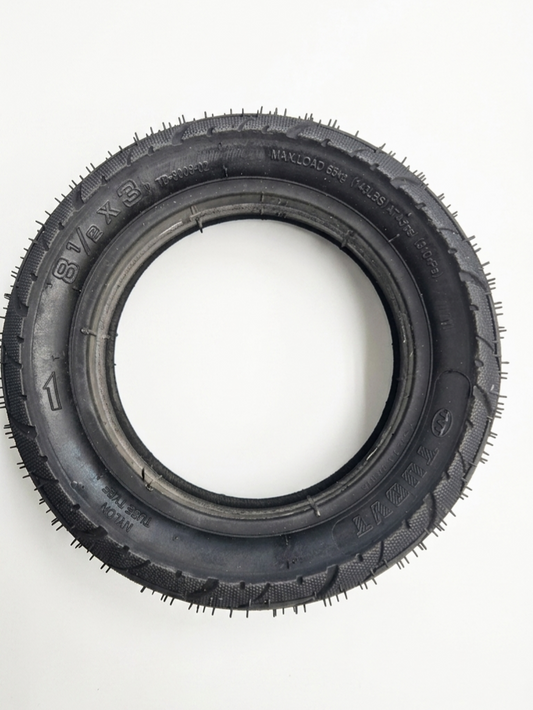 Solid Tyre 8.5"x3" inch - TUOVT - No Flat Puncture Proof PU Filled Rubber Tire