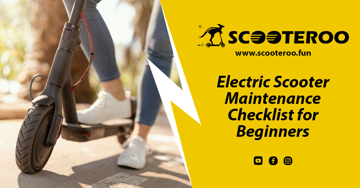 Electric Scooter Maintenance Checklist for Beginners