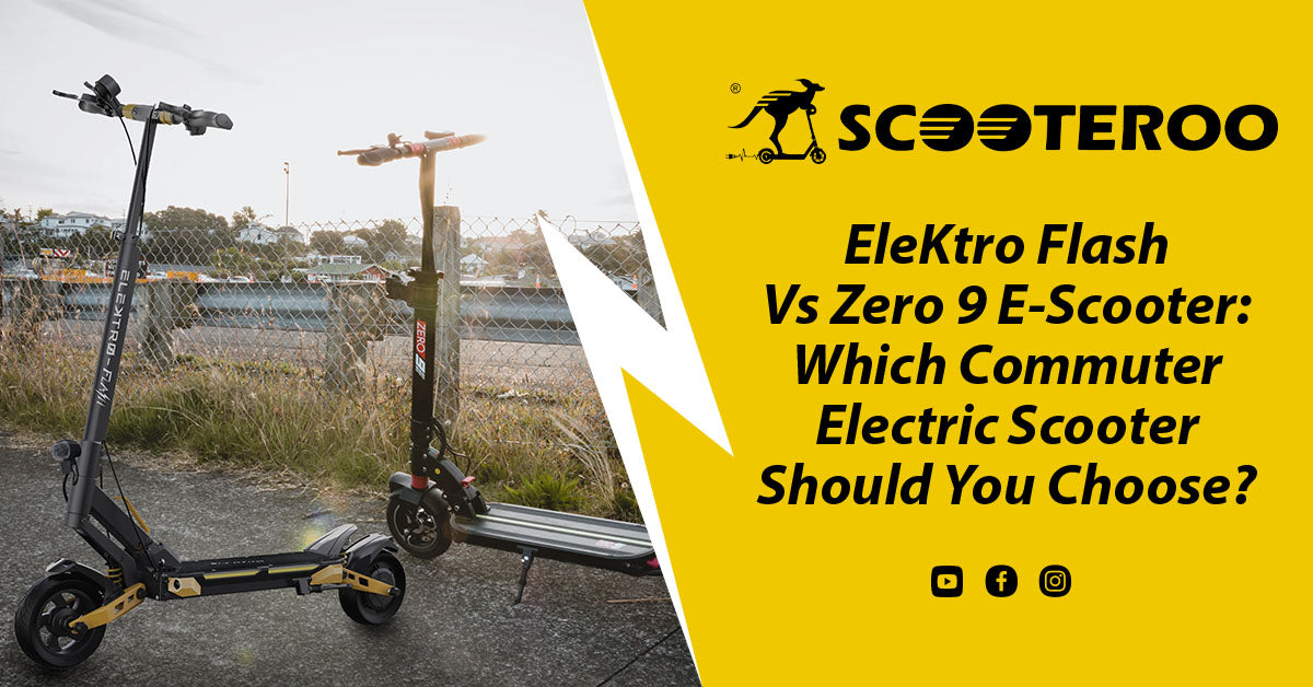 EleKtro Flash Vs Zero 9 E-scooter: Which Commuter Electric Scooter Should You Choose?