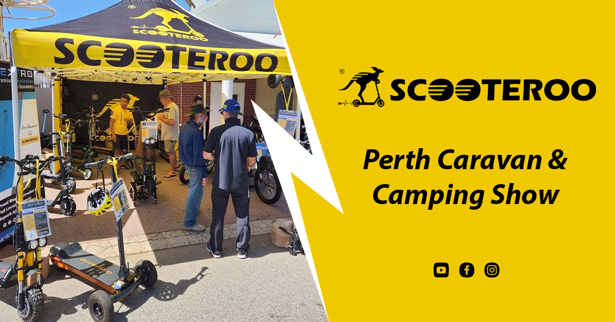 Scooteroo Brings E-scooters and EVs at the Perth Caravan & Camping Show 2023