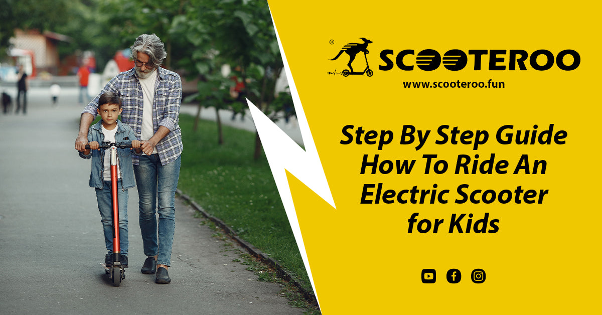 Step By Step Guide How To Ride An Electric Scooter for Kids