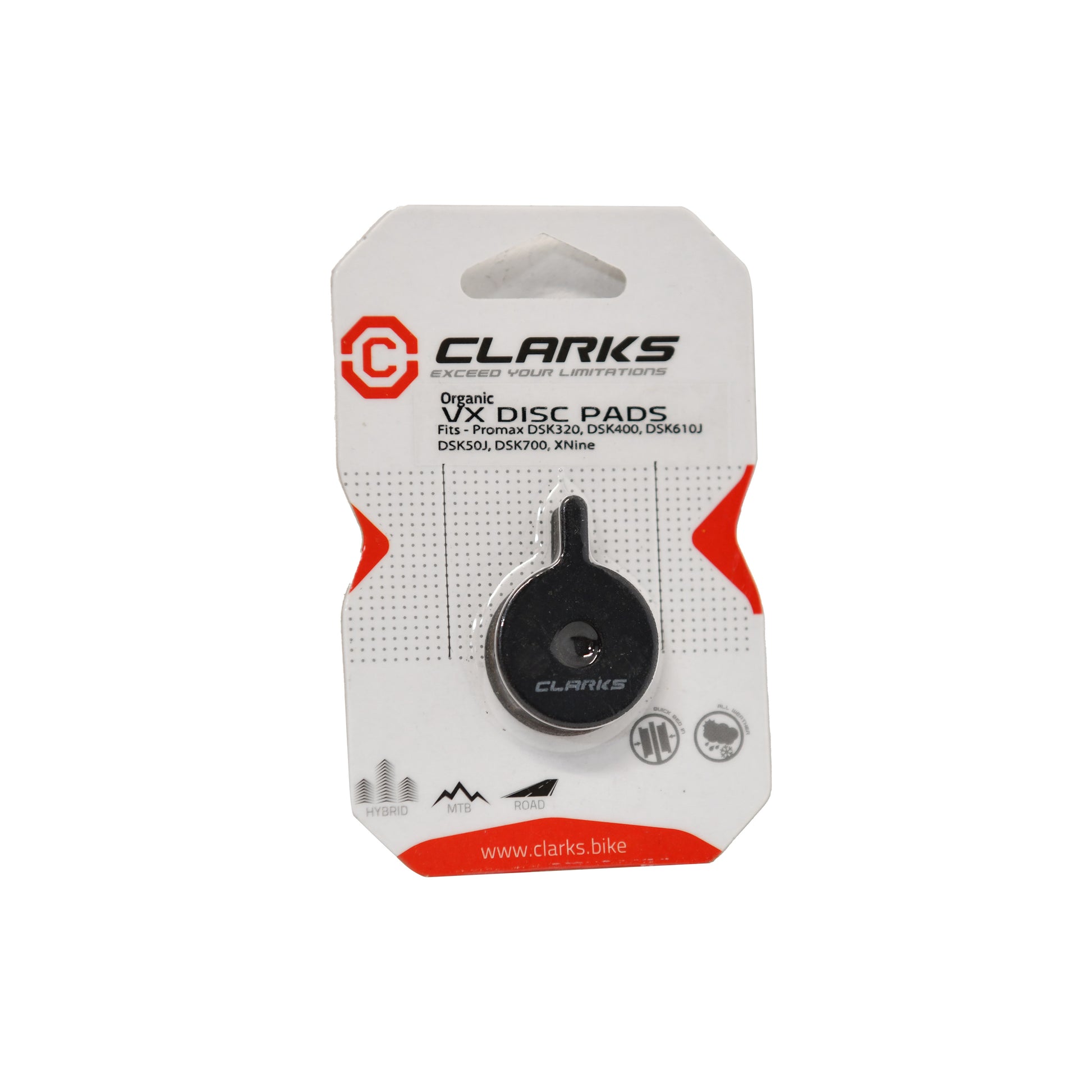 Brake Pads - Clarks disc brake pad -  VX829C