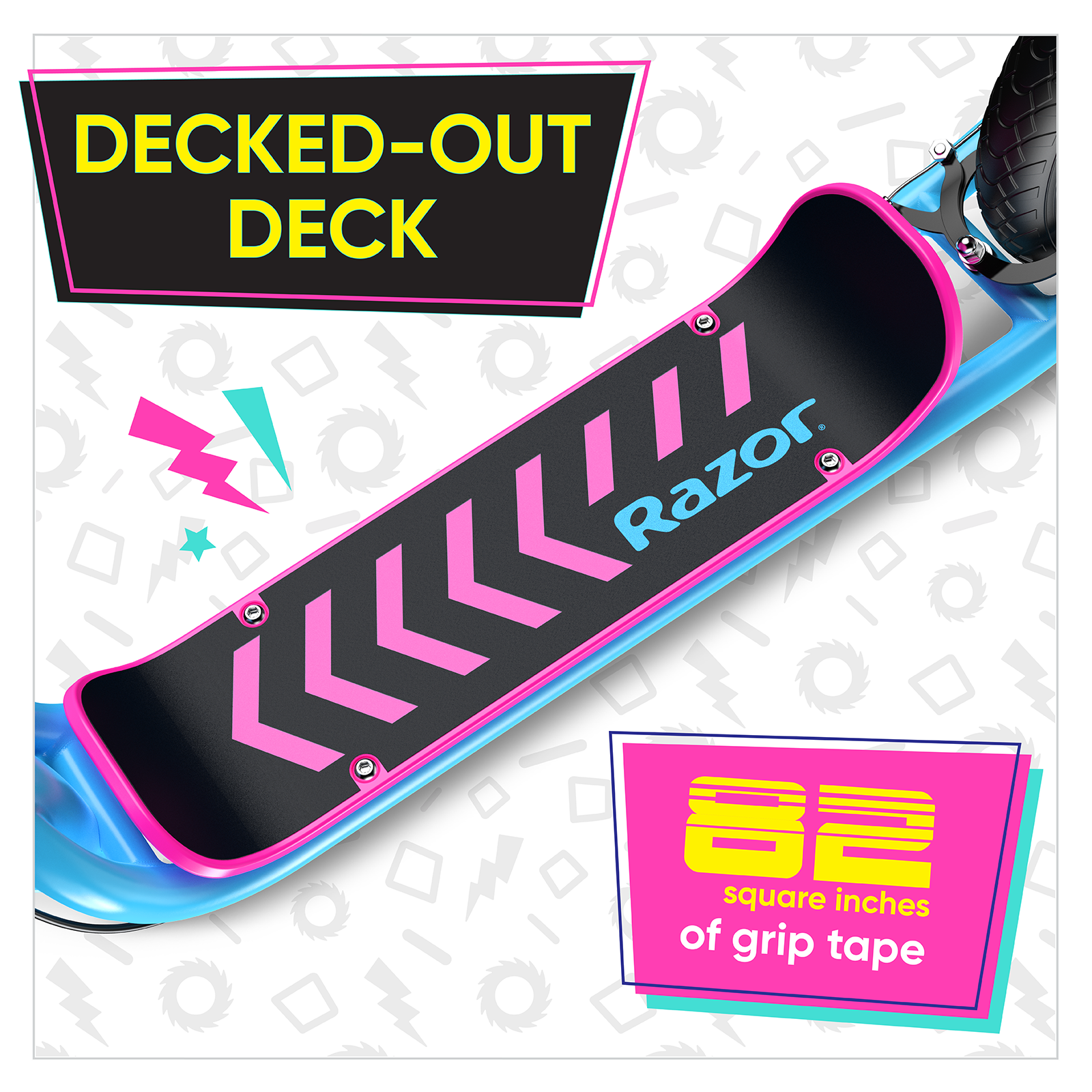 Flashback BMX Style Kick Scooter -Pink