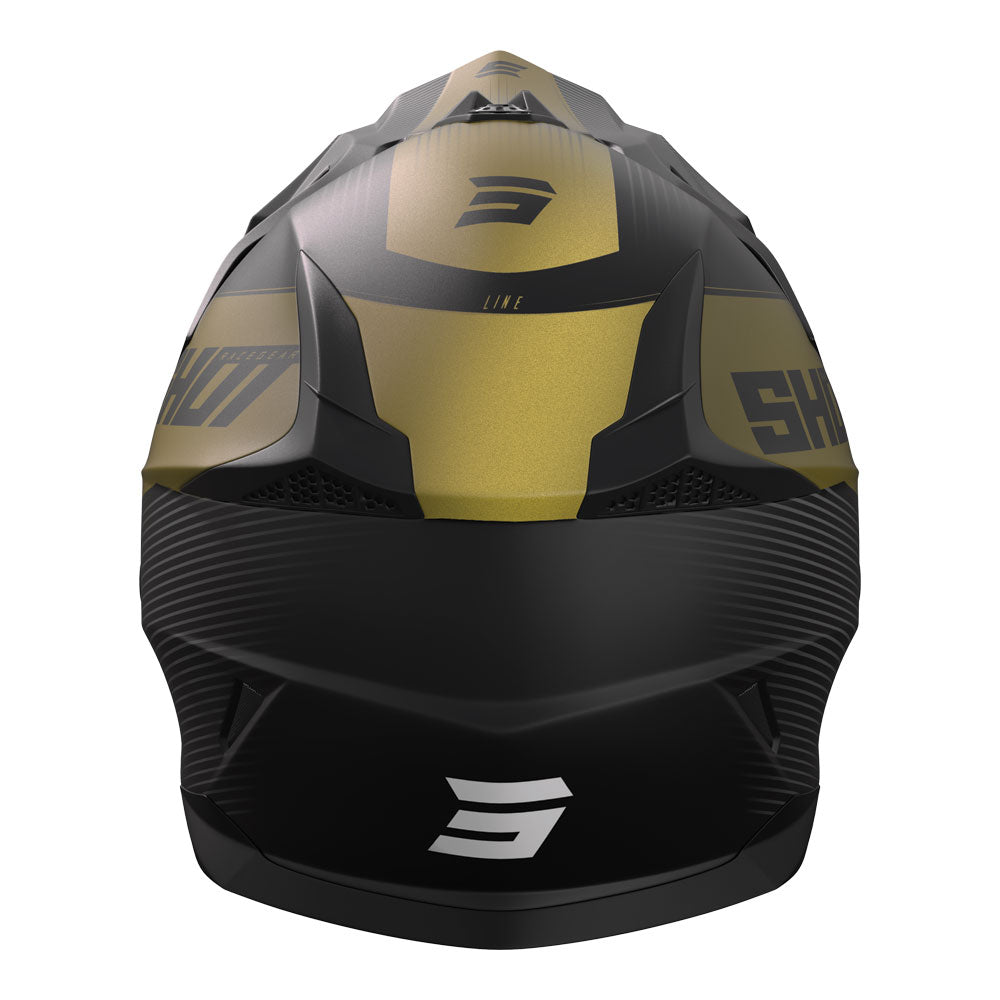 Shot Pulse Helmet Line Gold Matt 09