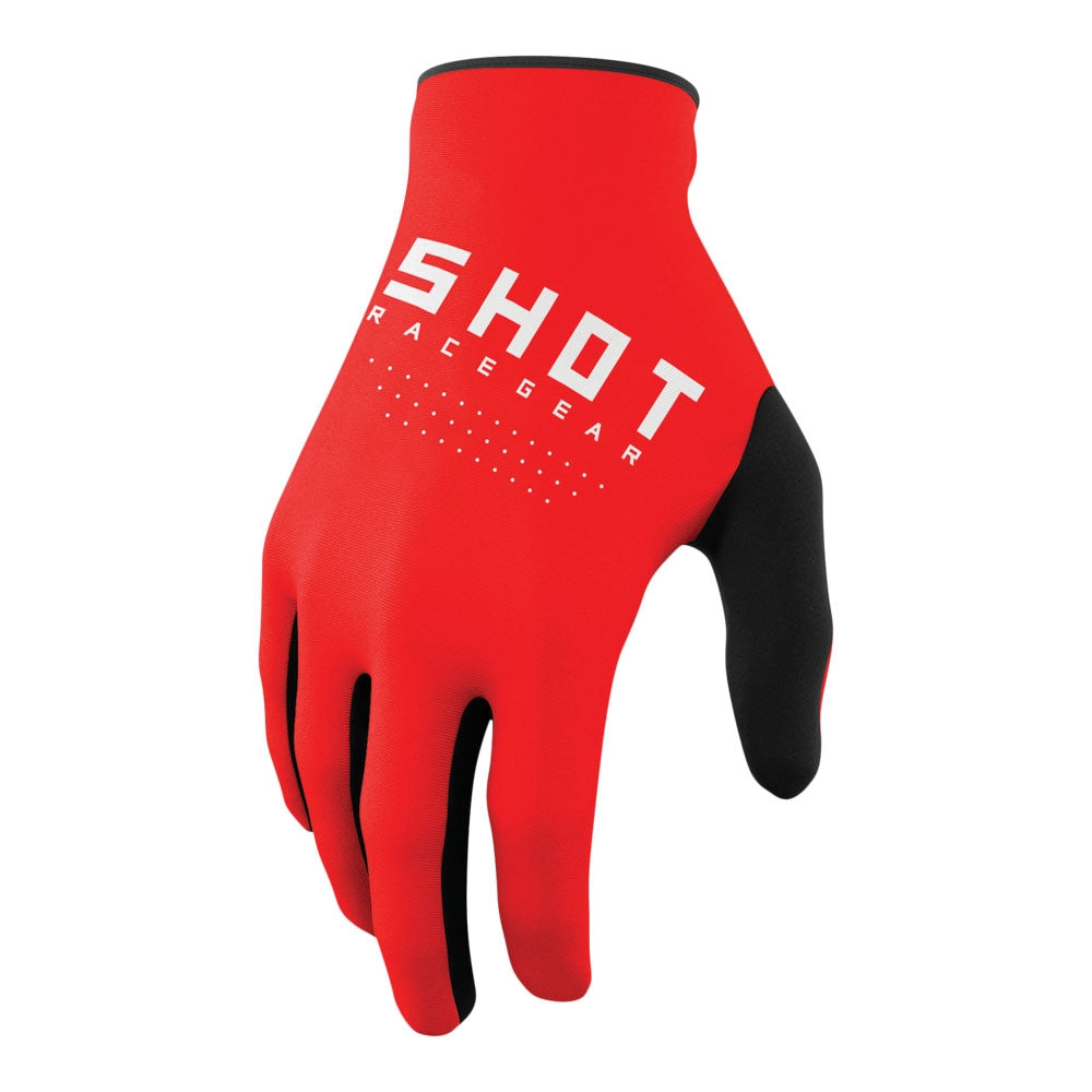 Shot Gloves Raw Red 12