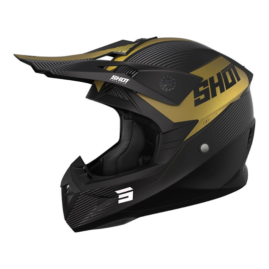 Shot Pulse Helmet Line Gold Matt 09