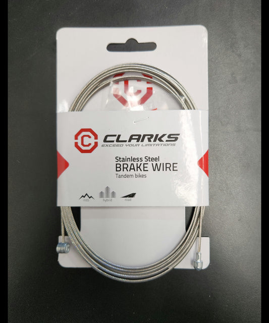 Brake Cable Inner Line - Tandem 3060mm - Clarks - LONG REAR