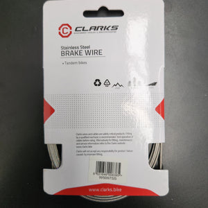 Brake Cable Inner Line - Tandem 3060mm - Clarks - LONG REAR