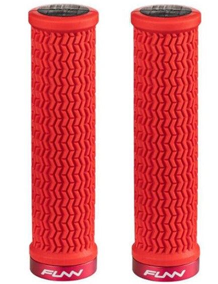 Funn Bicycle Handlebar Grips - Holeshot One Sided Lock Triple Fin 30.5mm