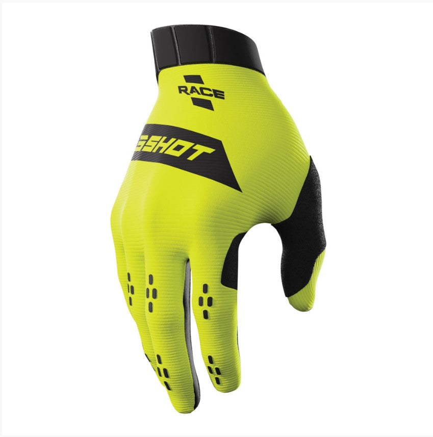 Shot Gloves Race Neon Yellow