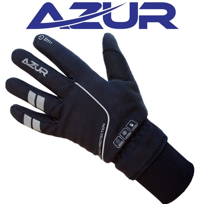 Azur L4 Long Finger Glove Black