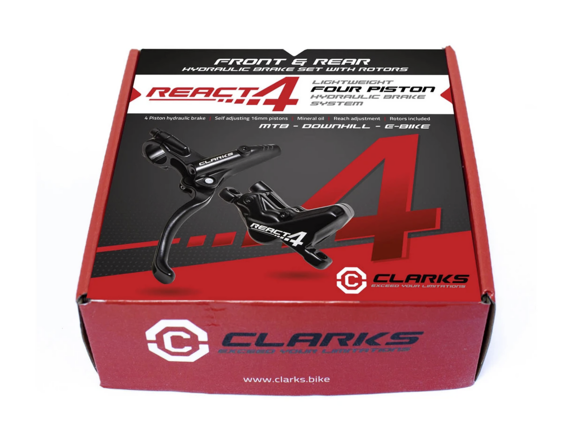 Clarks - React 4 High performance 4 piston disc brake