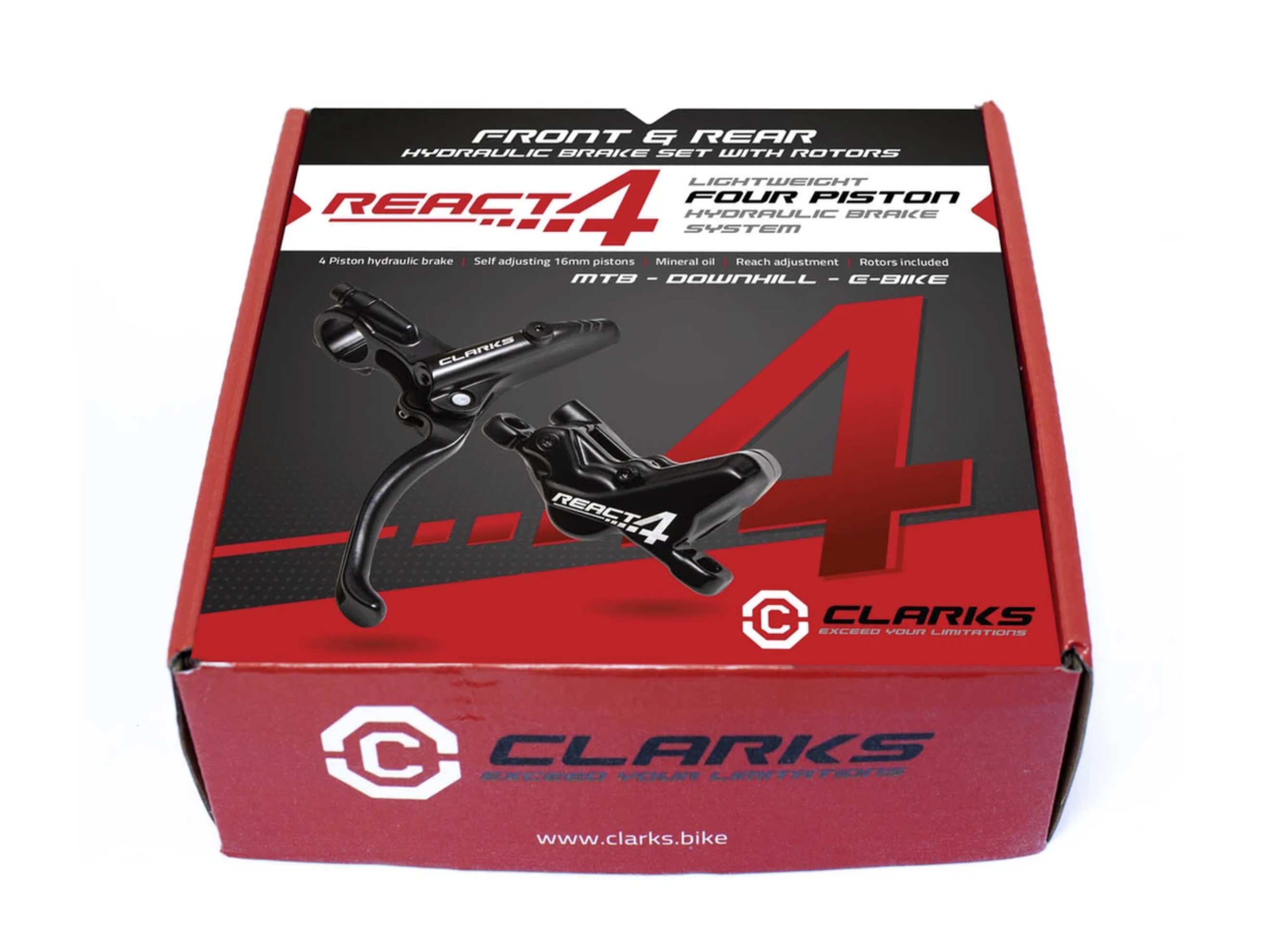 Clarks - React 4 High performance 4 piston disc brake