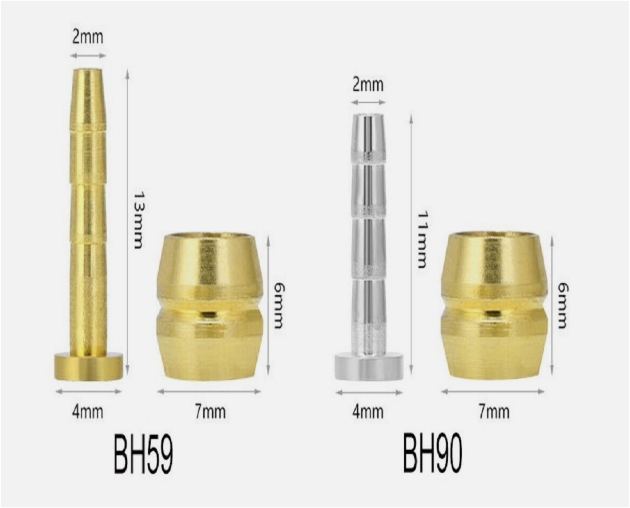 Cable End Banjo BH59 Set