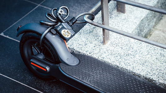 BULLDOG ALARM CABLE LOCK - BLK