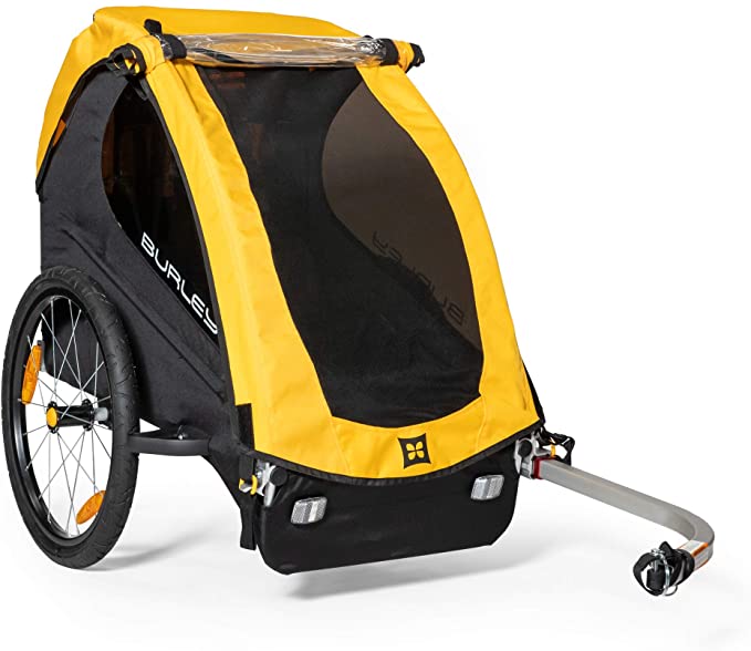 Burley Bee Double Yellow Child Trailer