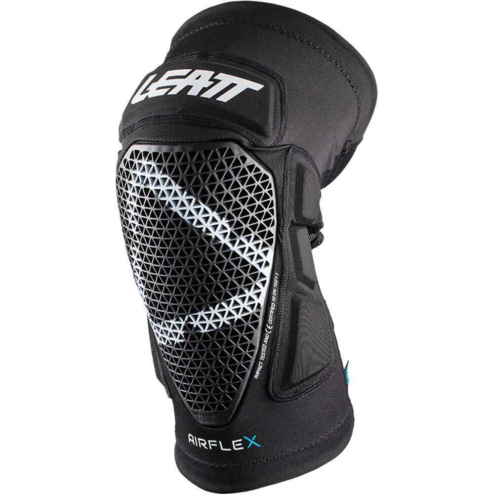 Leatt Airflex Pro Black Knee Guards (XL)