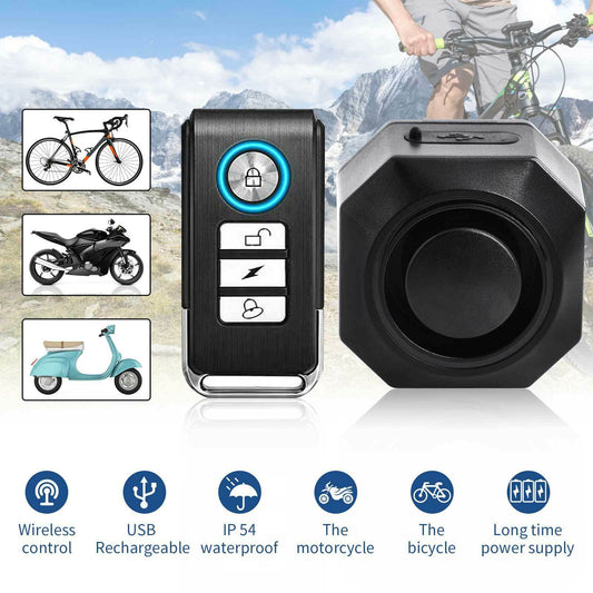 Anti-Theft Vibration Alarm Security 110dB S